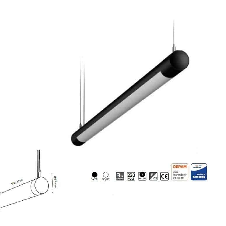 Lineer Led Profil Sıva Altı 180 Cm 16896